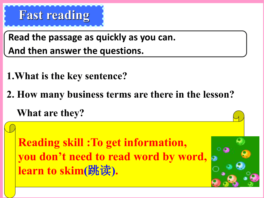 Unit 5 Buying and Selling Lesson 27 Business English课件（共29张PPT）