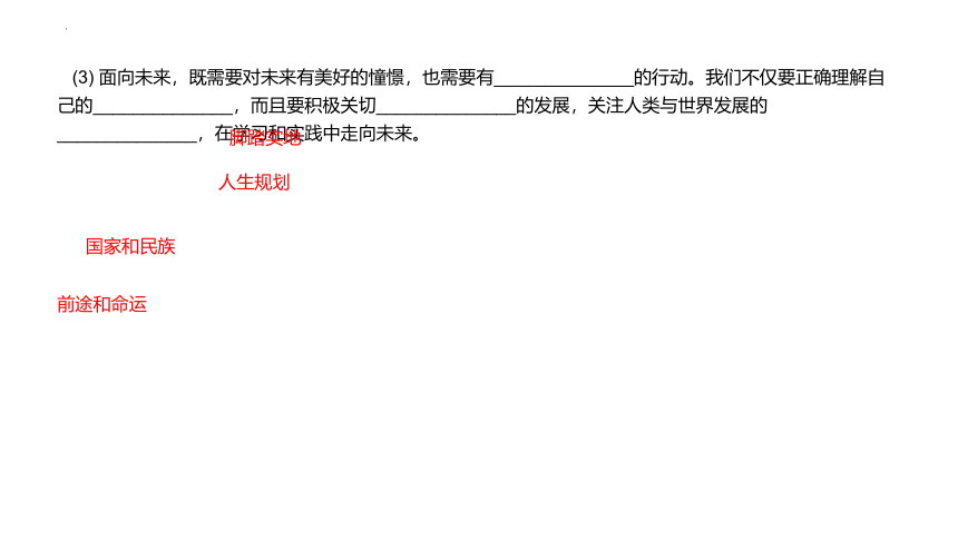 7.2 走向未来 课件(共18张PPT)2023-2024学年统编版道德与法治九年级下册