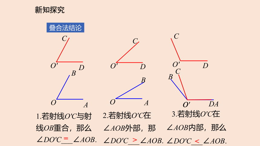 鲁教版（五四制）数学六年级下册5.4 角的比较  课件