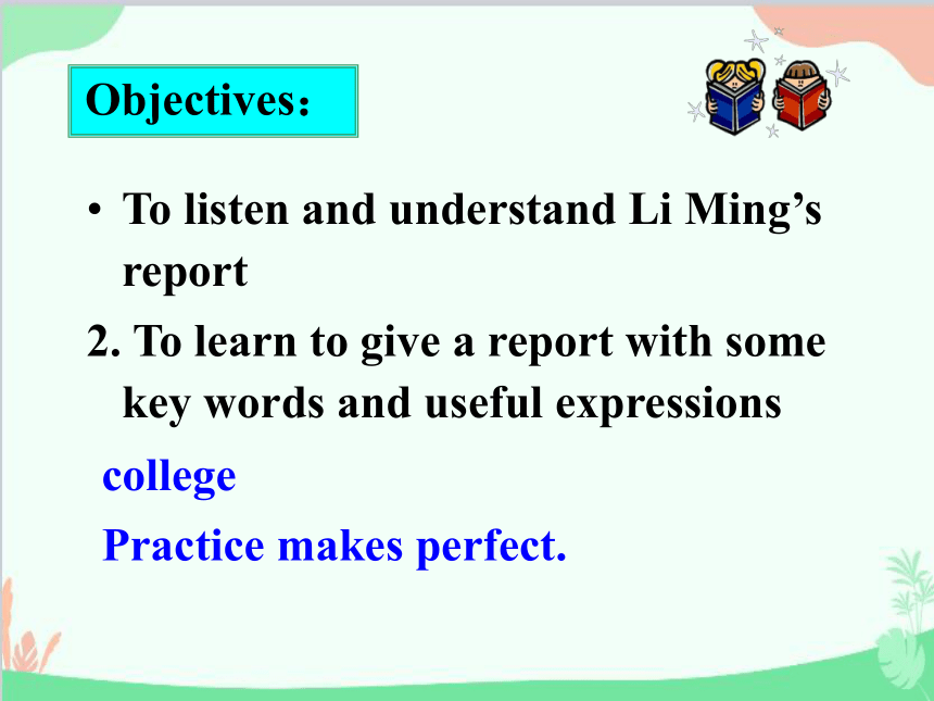 Unit 8 Celebrating Me Lesson 48 Li Ming’s Report 课件(共20张PPT)