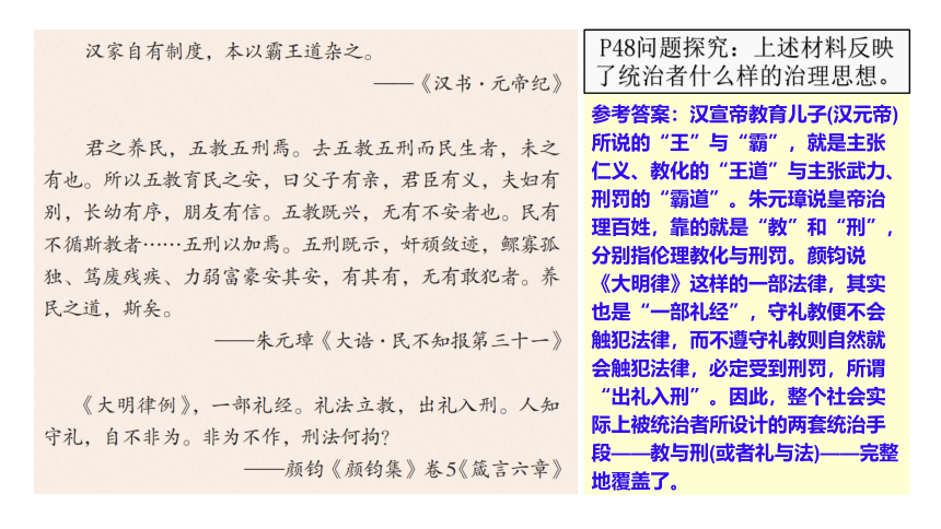 选必一第三单元法律与教化复习课件（43张PPT）