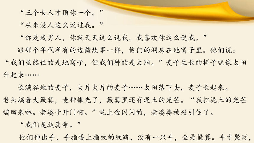 2022届高考语文复习现代文阅读Ⅱ：小说探究：语言艺术课件（42张PPT）