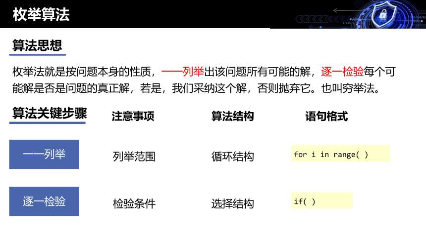 探究密码安全问题——枚举算法的应用课件（20ppt）2021—2022学年沪教版（2019）必修1