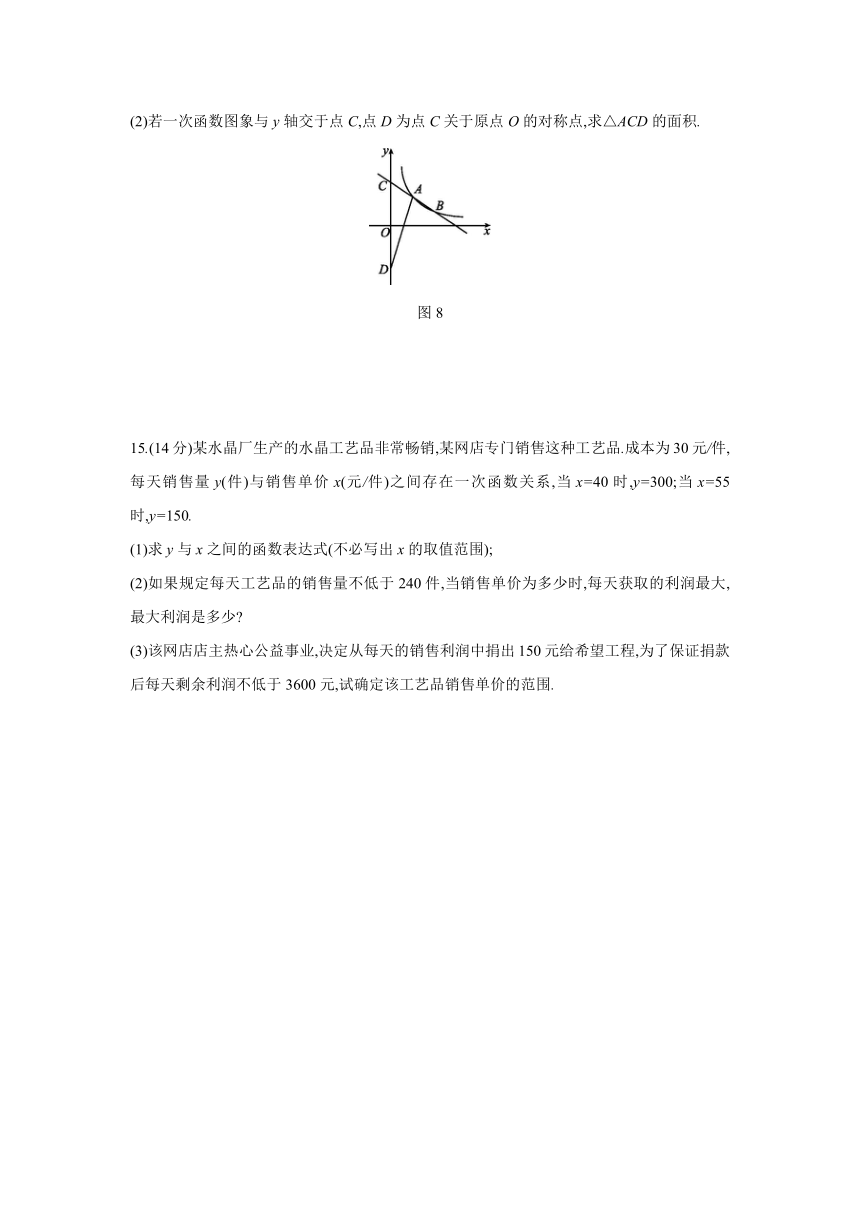 2020——2021学年沪科版九年级数学上册第21章　二次函数与反比例函数单元测试题（word版含解析）