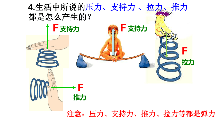 2021-2022学年沪科版物理八年级6.3弹力与弹簧测力计 课件(共21张PPT)