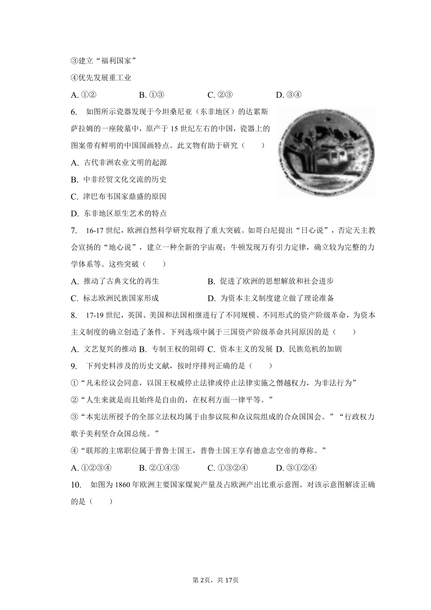 2022-2023学年北京市丰台区高一（下）期末历史试卷（含解析）