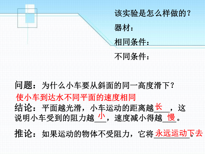 鲁科版（五四学制）八年级下册6.6牛顿第一定律 惯性课件（共15张PPT）