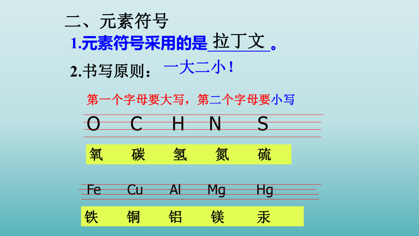 6.2 元素 课件（共18张PPT）