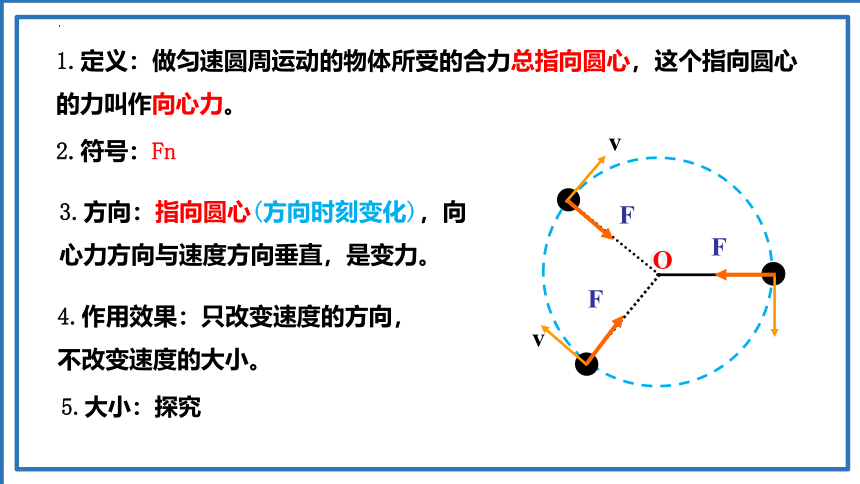物理人教版（2019）必修第二册6.2向心力 （共48张ppt）