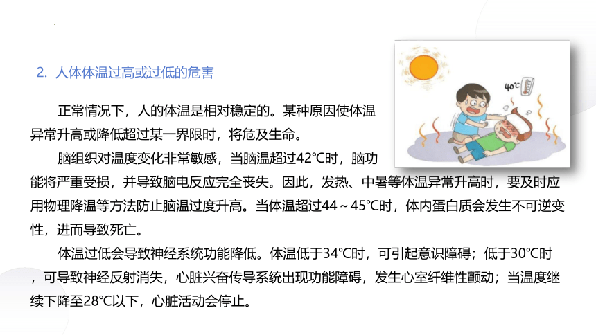 2.4+体温稳定的调节（课件）-2022-2023学年高二生物同步精品课堂（苏教版2019选择性必修1）(共28张PPT)