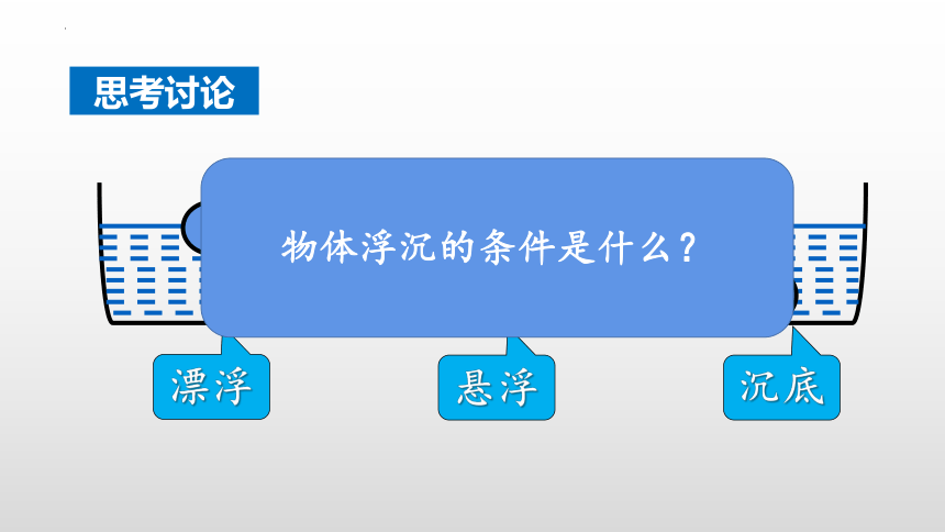 10.3物体的浮沉条件及应用 课件(共18张PPT)2022-2023学年人教版物理八年级下册