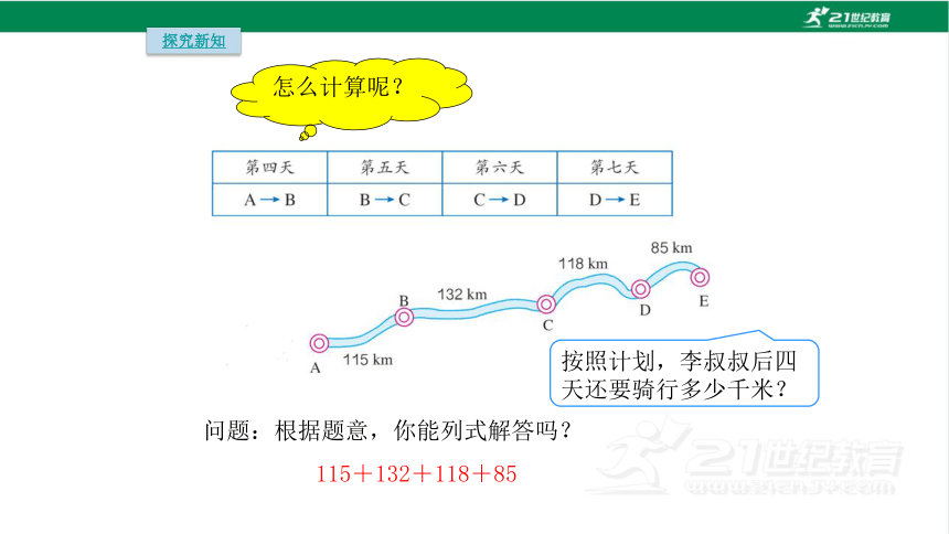 人教版（2023春）数学四年级下册3.2加法运算律的应用课件（共18张PPT)