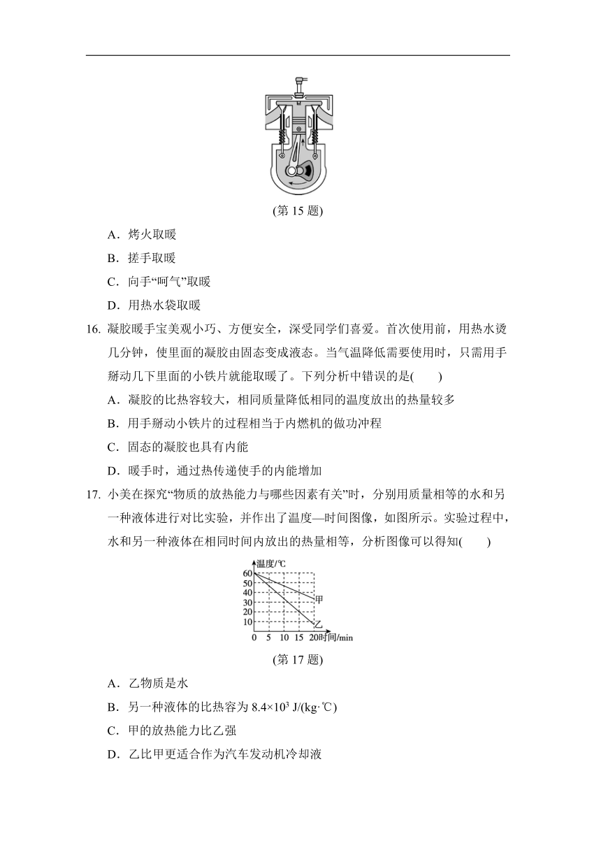 第十三章内能与热机学情评估（含答案）