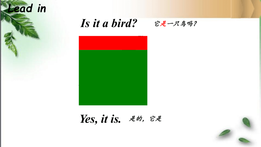 Lesson 7 Is it a bird？课件(共20张PPT)