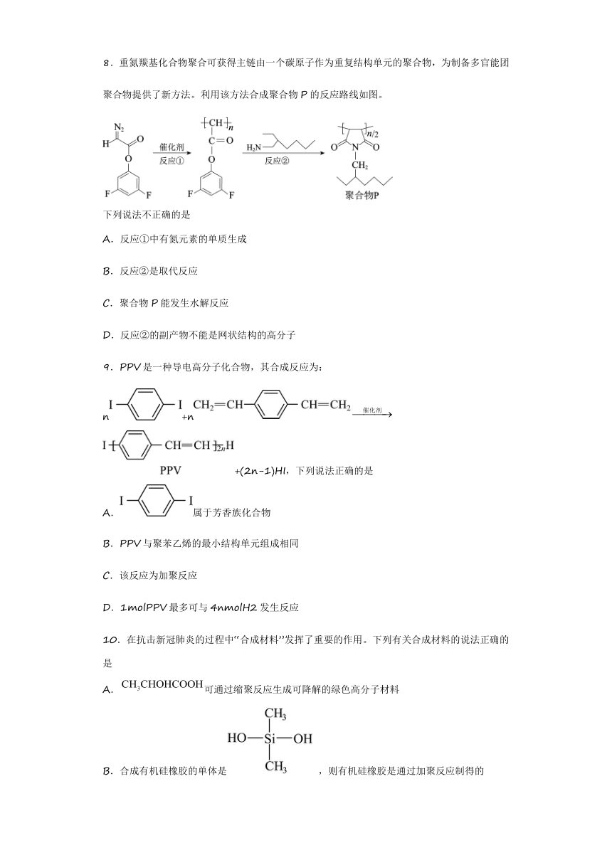 5.1.3 合成高分子的基本方法3含解析