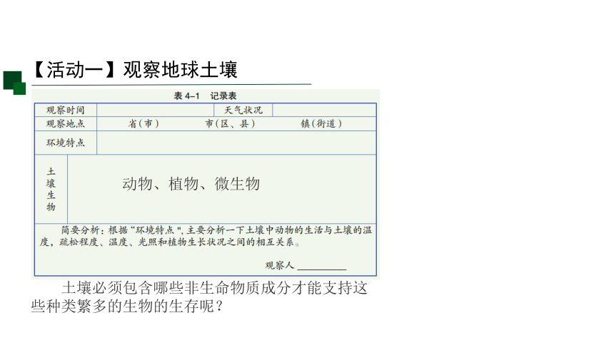 4.1土壤的成分(课件 13张PPT)