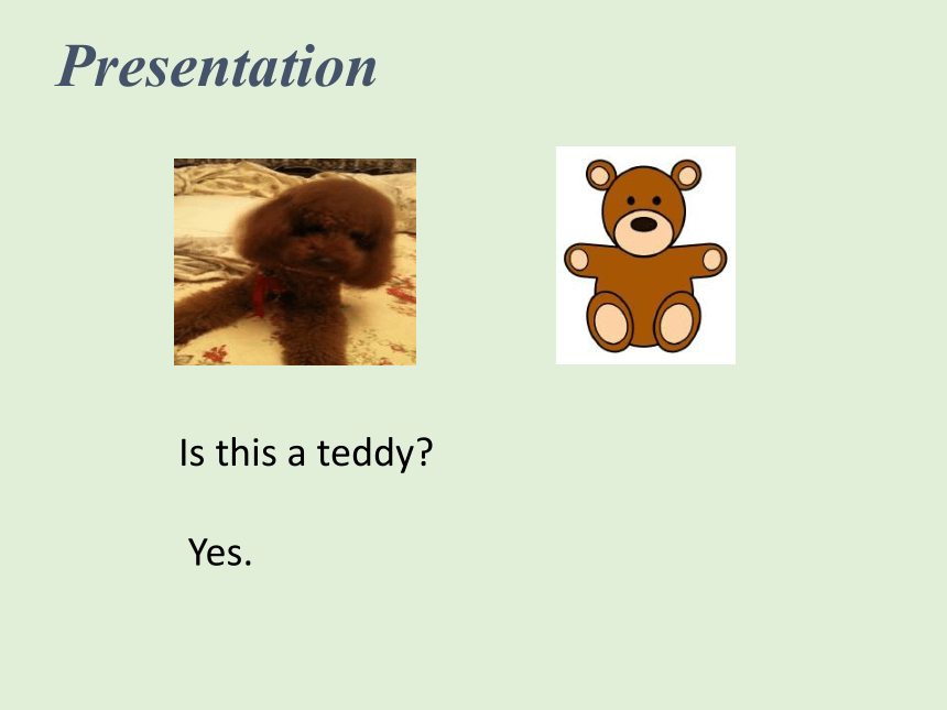 Unit 4 Is this a teddy？  课件（共16张PPT）