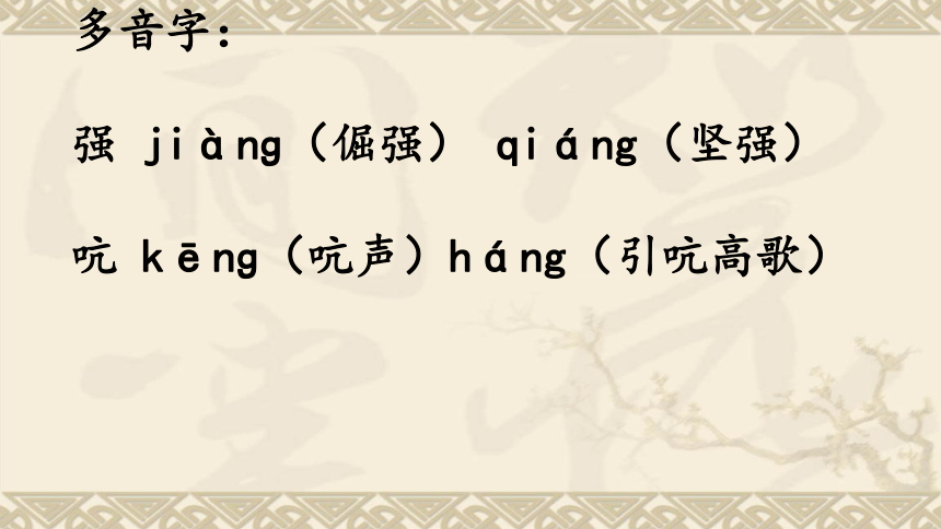 统编版语文四年级下册第20 -21课课内重点  课件(共16张PPT)