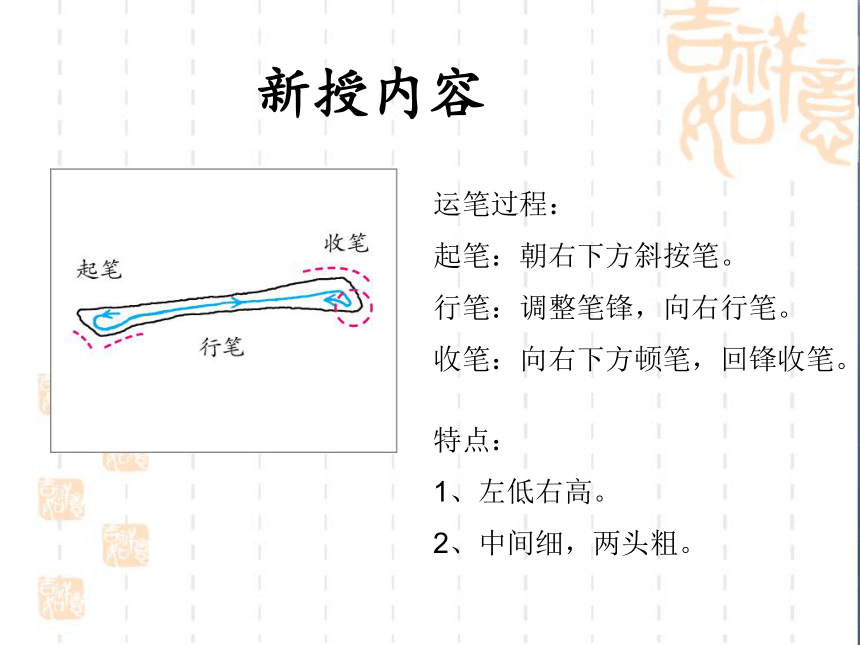 人美版三年级上册书法 2.横 课件（10张PPT）