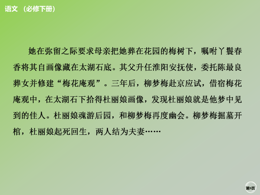 2020-2021学年统编版高中语文必修下册 古诗词诵读《游园》课件（27张PPT）