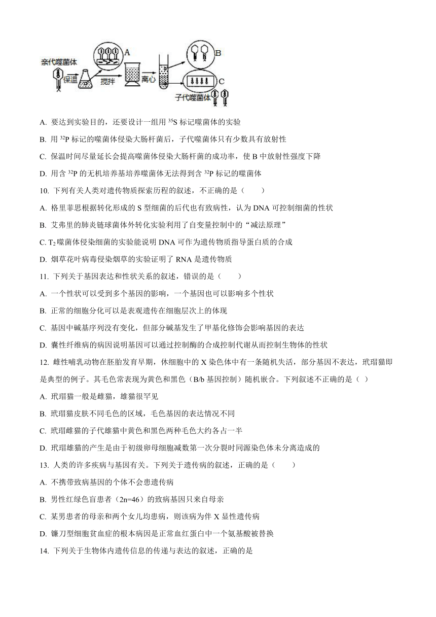 广东省佛山市南海区2020-2021学年高一下学期期末考试（南海统考）生物试题 Word版含答案