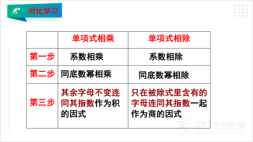 1.7.1整式的除法（1）    课件（共22张PPT）