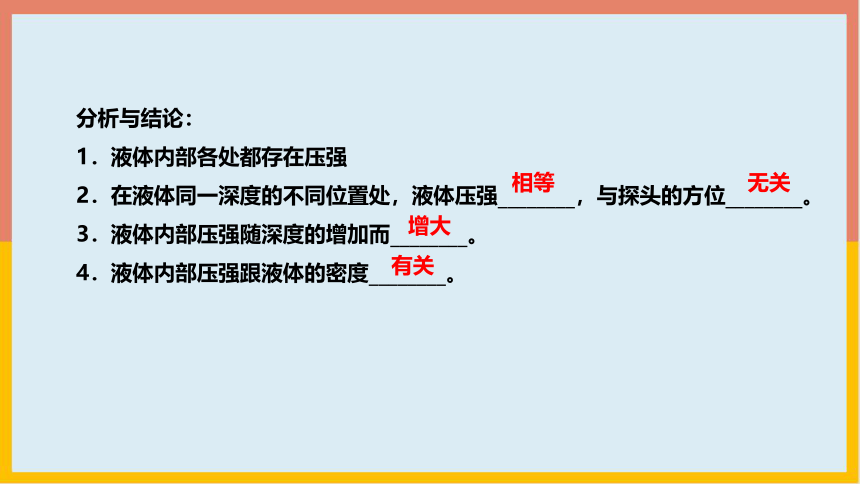 北师大版物理八年级下册8_2液体内部的压强  学案课件(共25张PPT)