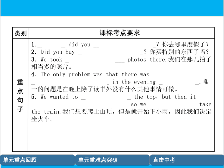 【中考英语】人教版八年级上册 Units 1-2 复习课件