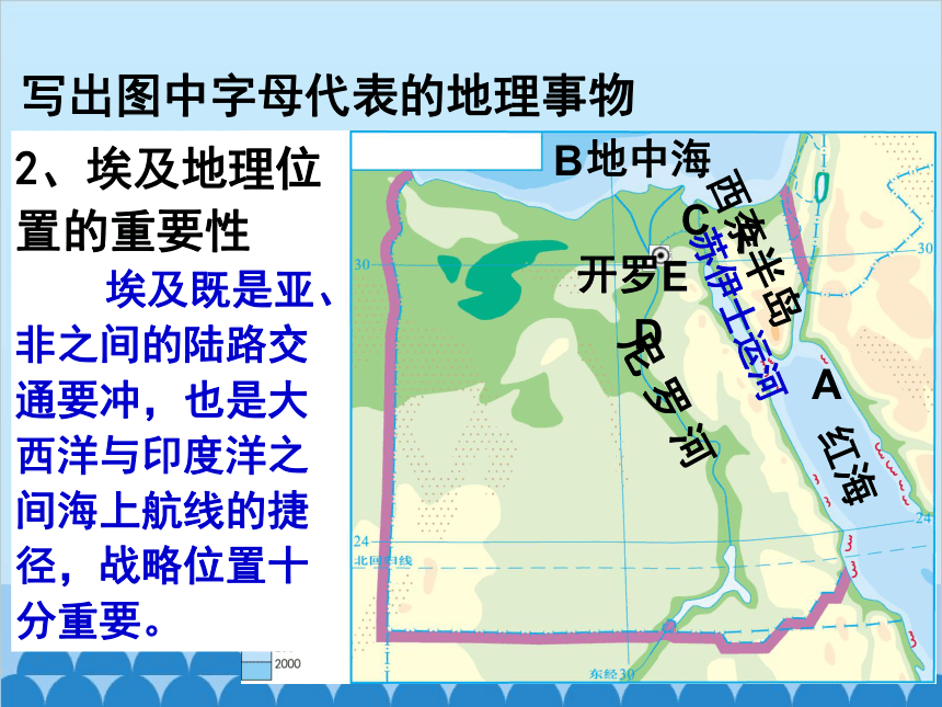 湘教版地理七年级下册 8.2埃及 课件(共26张PPT)