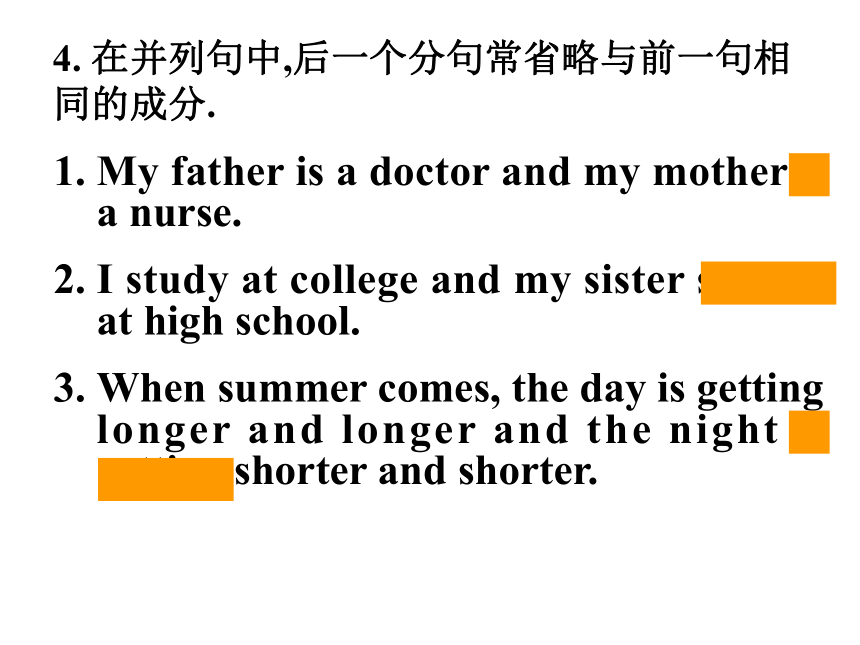 高考英语二轮语法复习 省略 final grammar(共31张PPT)