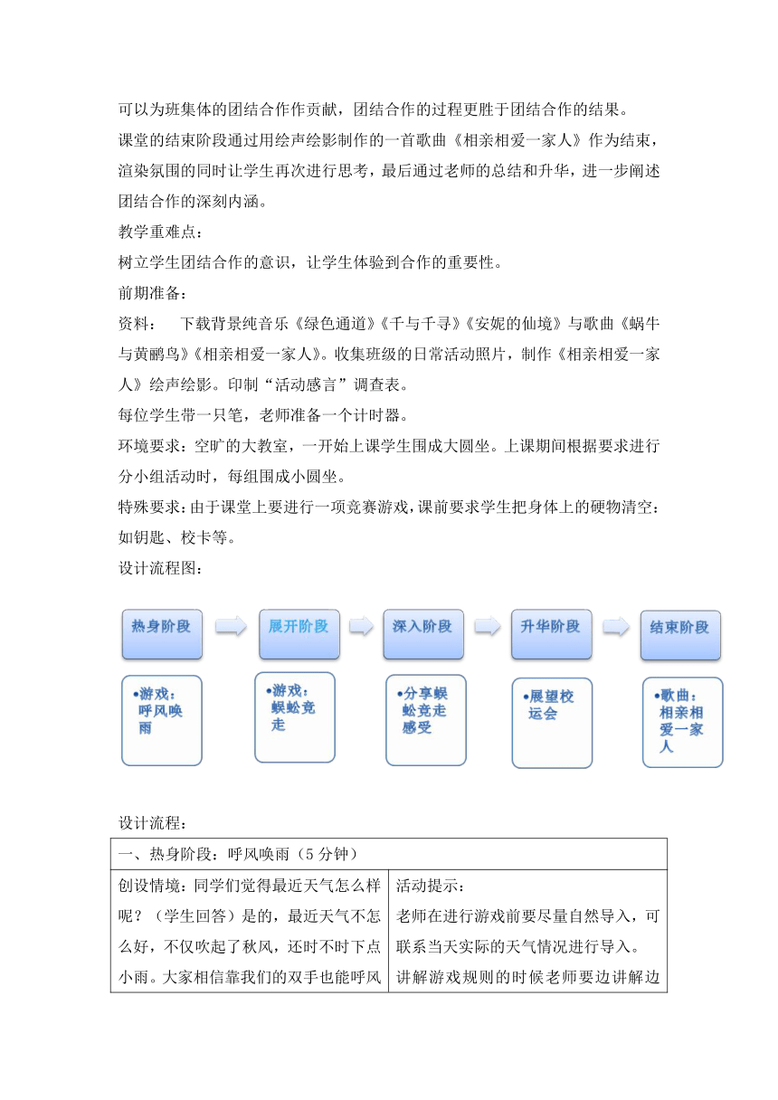 六年级上册心理健康教育教案 -7 在合作中成长  辽大版