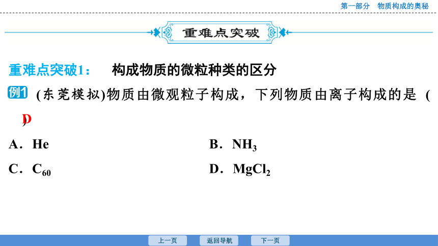 2023年广东中考化学复习--课时1　构成物质的微粒 课件(共33张PPT)