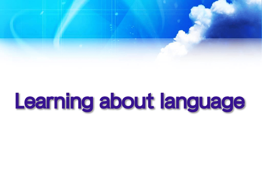人教版高二英语选修六Unit 4 Global warming Learning about language课件（18张ppt)