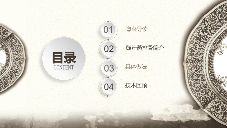 北师大八年级劳动教育上册 1 学做豉汁排骨 课件(共7张PPT)