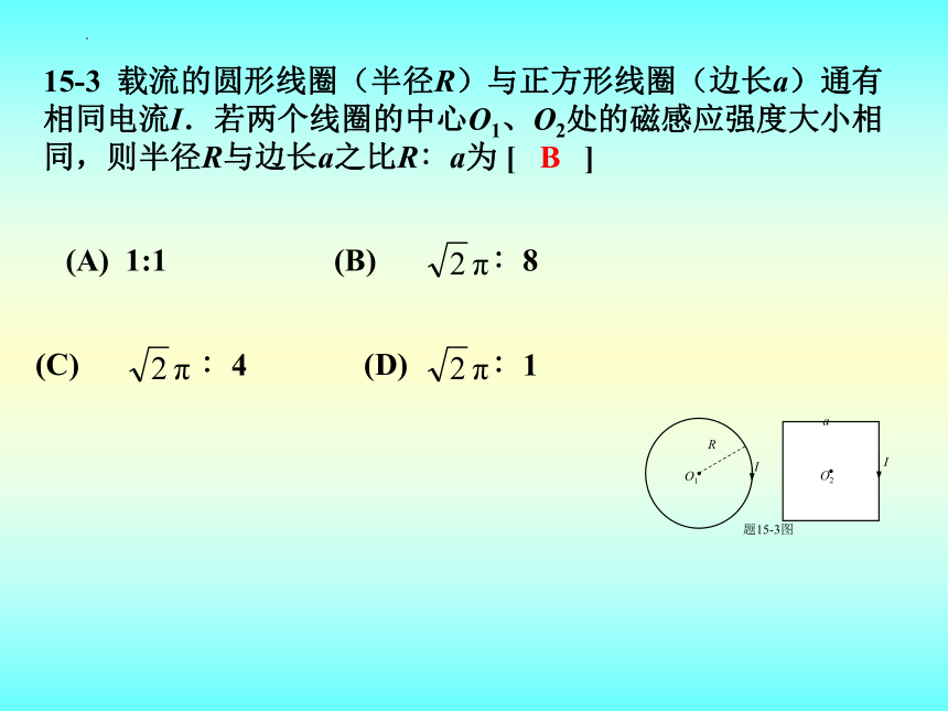 2021-2022学年高二物理竞赛稳恒电流的磁场课件 （22张PPT）