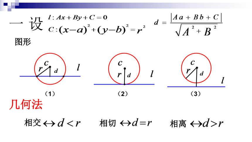 高中数学人教新课标B版必修2--《2.3.3 直线与圆的位置关系》 课件（共15张PPT）