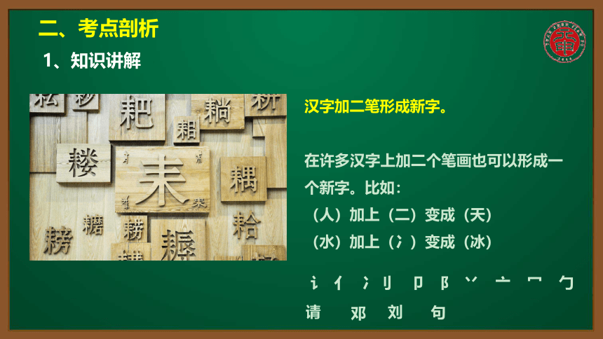 小语认识汉字专题课件-25-去一笔加一笔加二笔