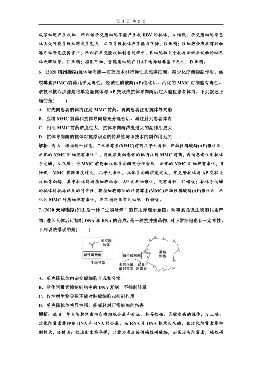 新教材高三一轮复习检测卷(37)　细胞工程(含解析）