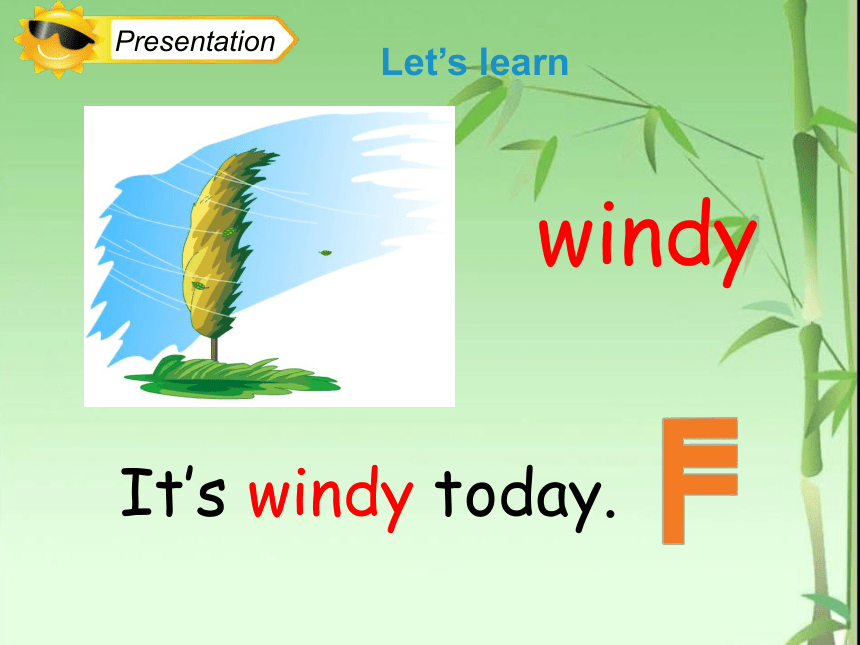 Unit 4 How's the weather today？Lesson19 课件（18张ppt）