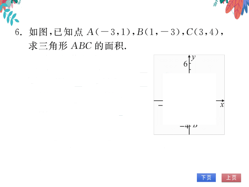 【沪科版】数学八年级上册 第11章 专题一 巧用用坐标求图形的面积 习题课件