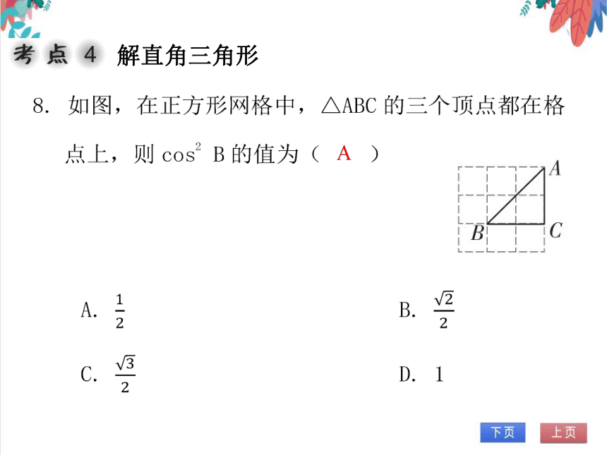 【北师大版】数学九（下）第1章 直角三角形的边角关系 期末复习学案 (课件版）