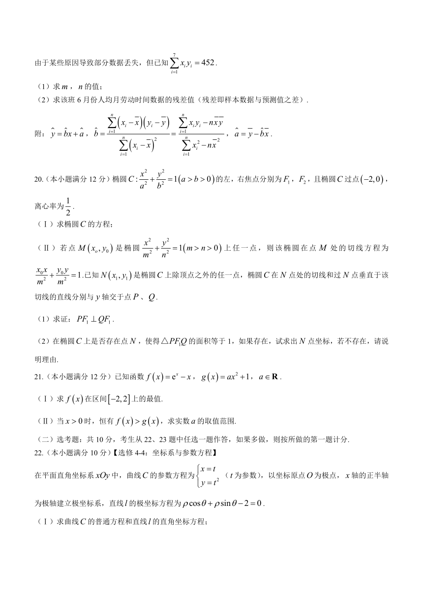 陕西省咸阳市2023届高三下学期高考模拟检测（二）（二模）文科数学试题（含答案）