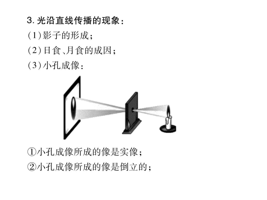 2021-2022学年八年级上册人教版物理习题课件 第四章 第1节  光的直线传播(共24张PPT)