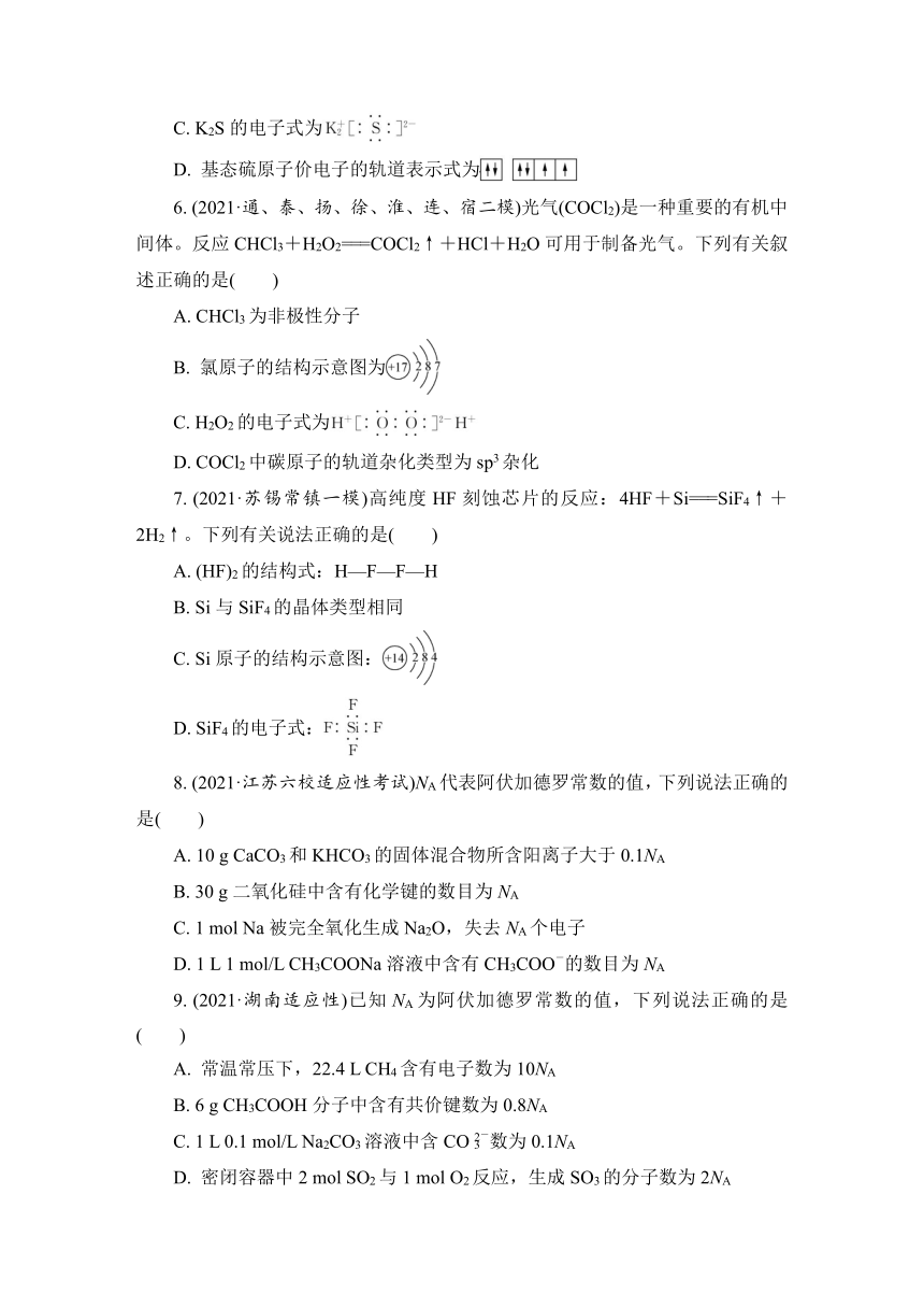 2023届江苏高考化学一轮复习  第1讲　物质的分类　物质的量（word版含解析）