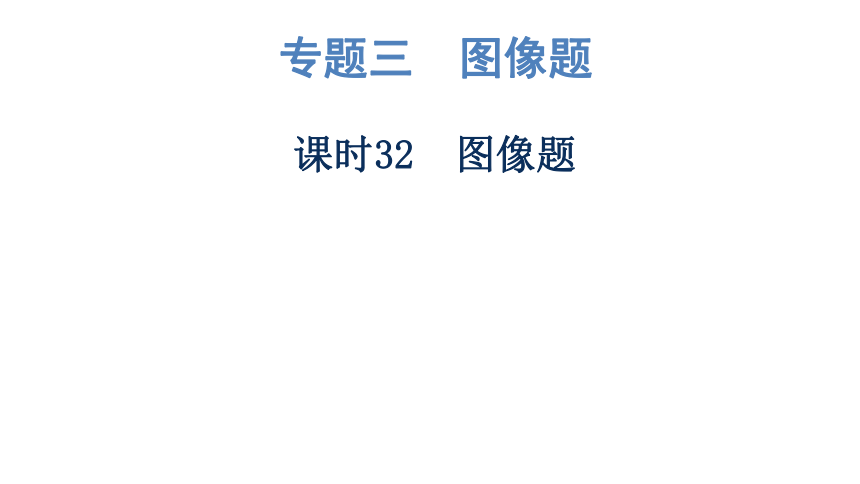 2023年广东中考化学复习--专题3  课时32　图像题 课件（39张ppt）
