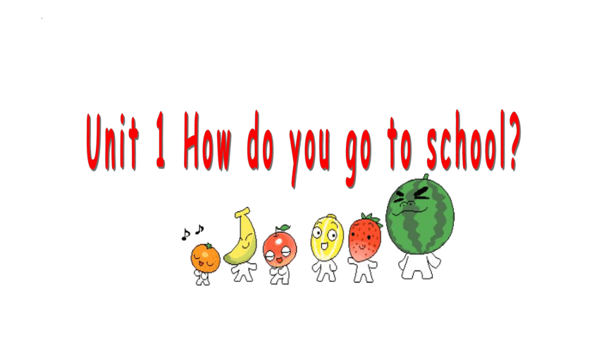 Module 7 Unit 1 How do you go to school ？课件(共33张PPT)