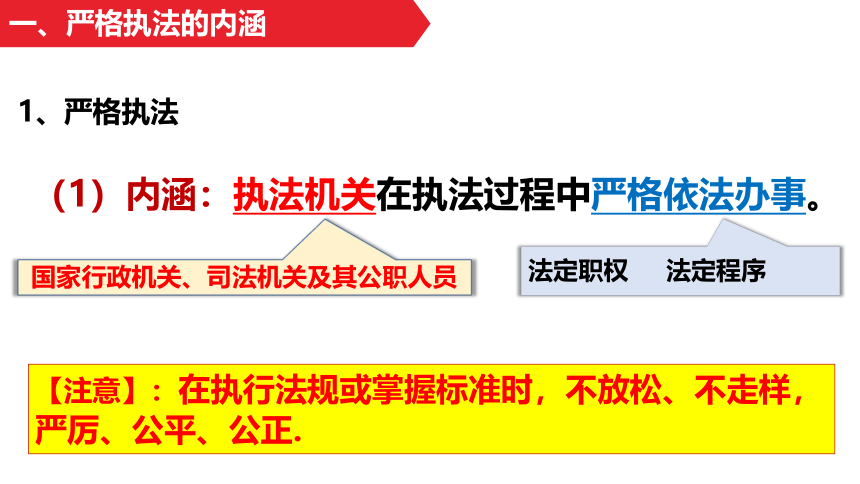 【核心素养目标】9.2严格执法课件（64张ppt+3视频）-2022-2023学年高中政治统编版必修三政治与法治