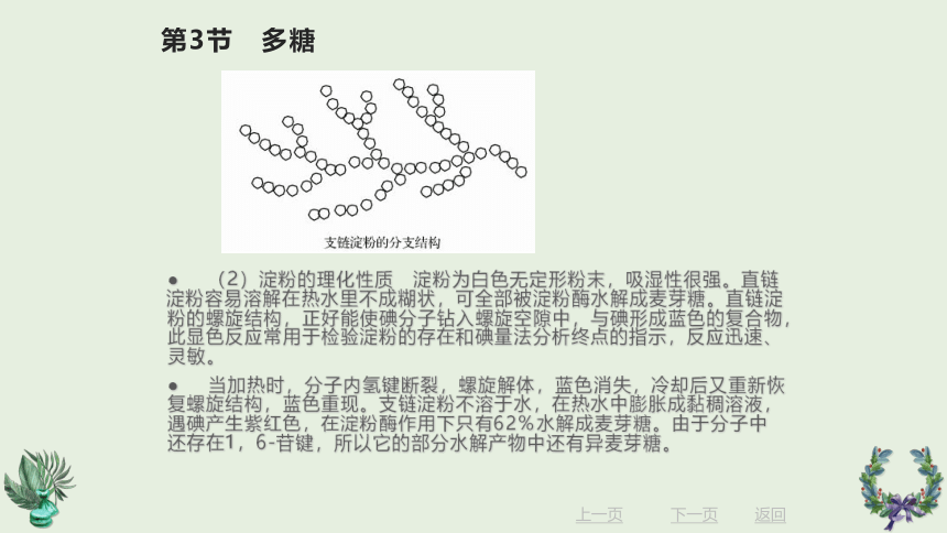 12.3 多糖 课件(共16张PPT)《有机化学》同步教学（北京理工出版社）