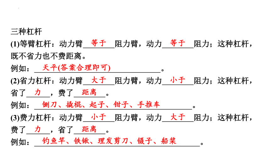 12-1杠杆(第二课时)习题课件－2021－2022学年人教版物理八年级下册(共14张PPT)