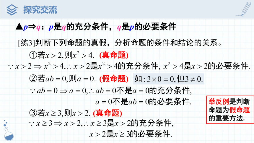 数学人教A版（2019）必修第一册1.4.1充分条件与必要条件 课件（共17张ppt）